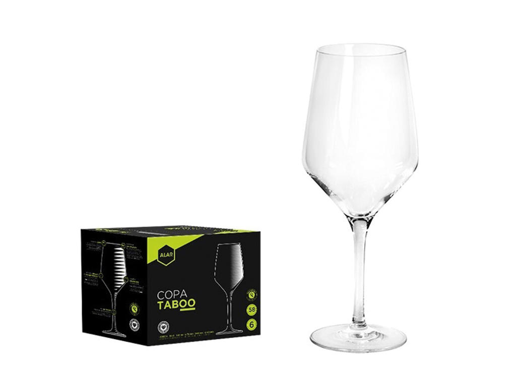 Glass Red Wine 58 cl Taboo