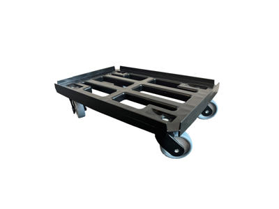 Trolley black with grid 60x40 cm