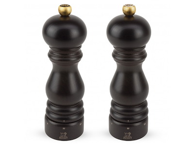 Paris u’Select salt & pepper mills in natural wood in black