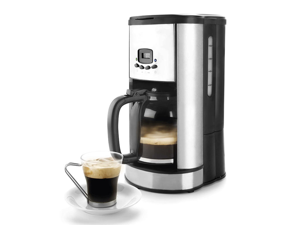 Coffee machine 1.5L with filter and timer