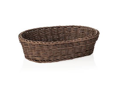 Bread Basket Brown 28x16x8 cm Weaver Pro