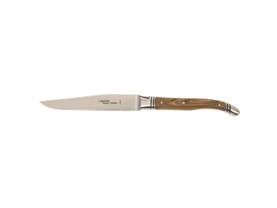 Steak knife, Laguiole Avantage, Handle of pistachio wood