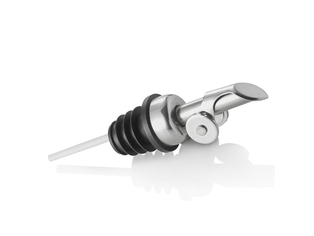 Pouring plug for oil with lid