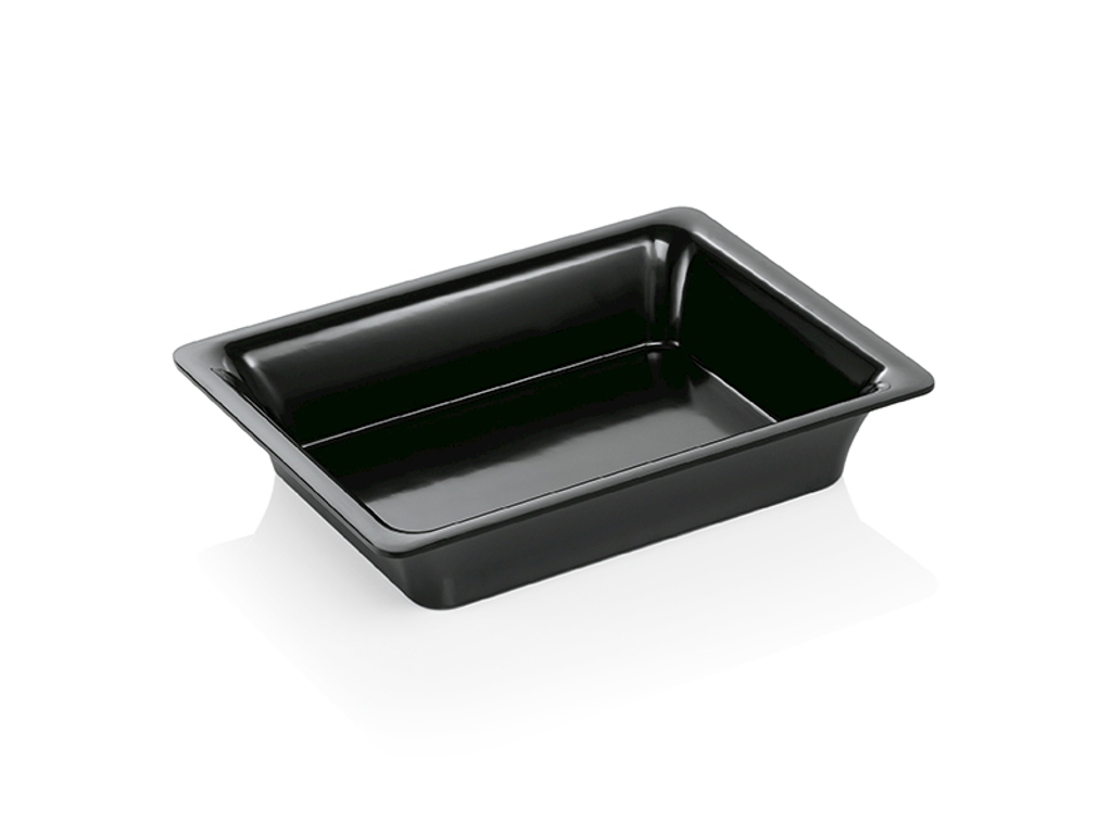 Tray Black melamine 6.5 cm GN1/2