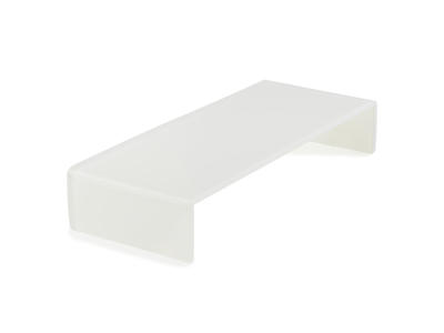 Tray Stackable 44.5x19.5 cm White Mealplak