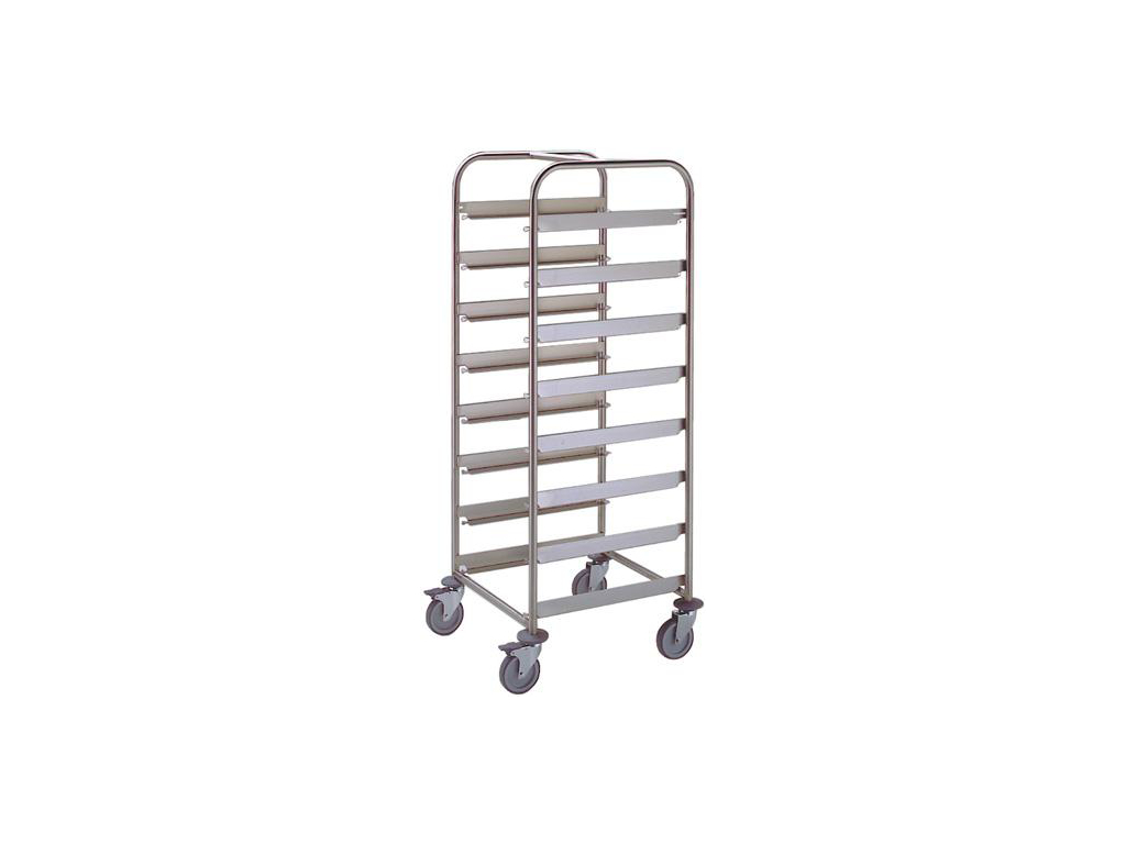 Basket cart for 8 baskets stackable