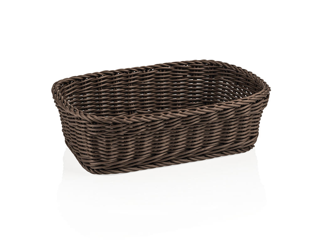 Bread Basket Brown 31x21x9 cm Weaver Pro