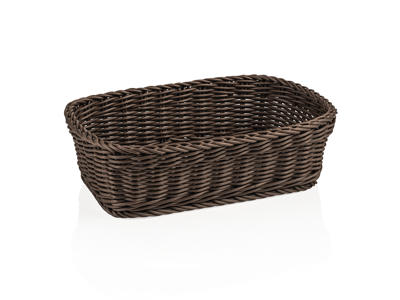 Bread Basket Brown 31x21x9 cm Weaver Pro
