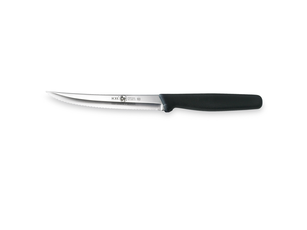 Steak Knife - Stainless Steel - Black - 130mm