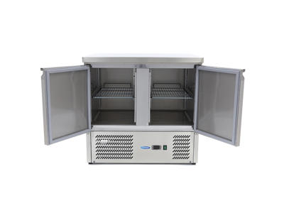 Refrigerated display case RF with 2 doors 90x70x88cm