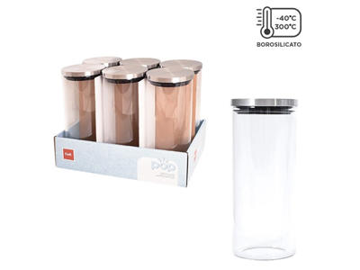 Storage Jar with Steel Lid 1.4 L