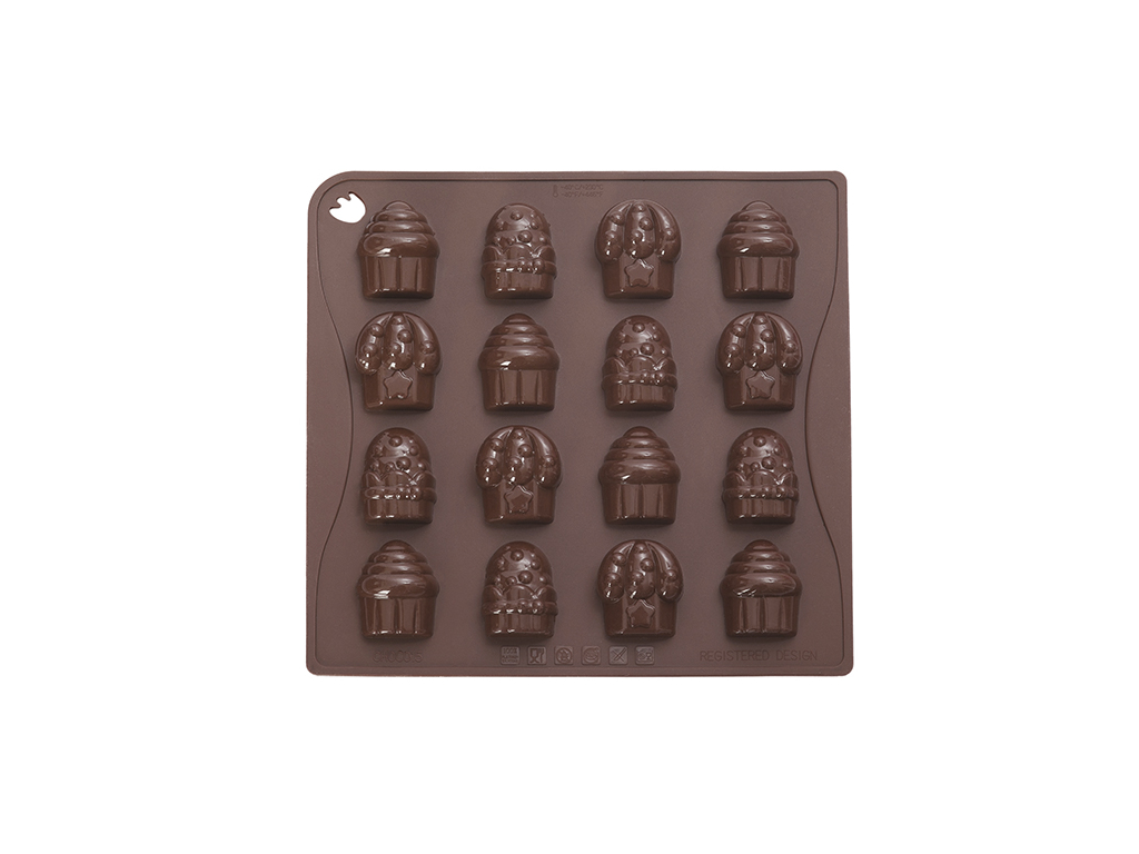 Chocolate mold brown Cupcake