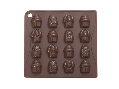 Chocolate mold brown Cupcake