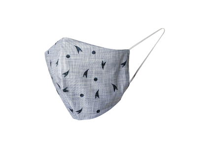 Face mask Gray M 22x13