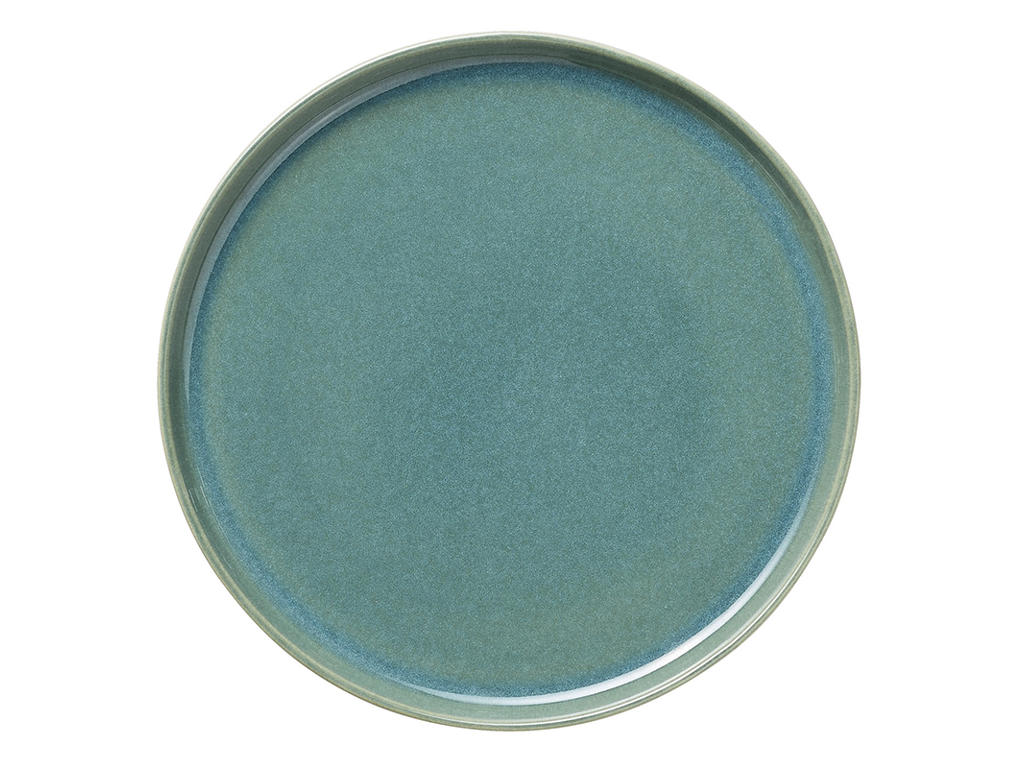 Stoneware Plate Green Ø28cm 30mm