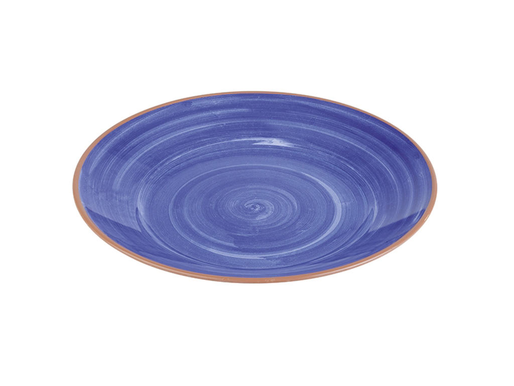 Plate melamine Ø40.5 blue