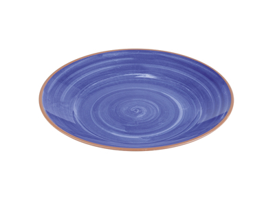 Plate melamine Ø40.5 blue