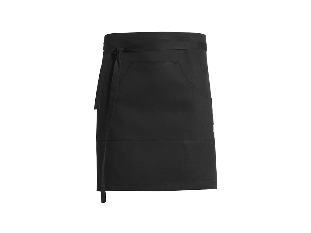 Apron black 70 x 45 cm