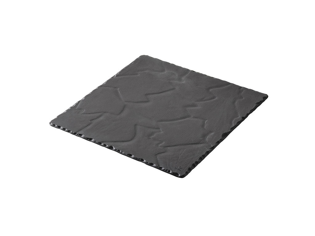 Plate 25x25 cm slate Basalt