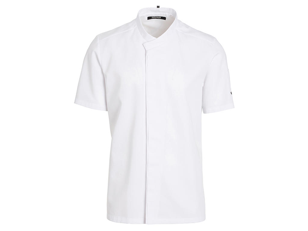 Kentaur Gourmet Chef Jacket Short Sleeved, White