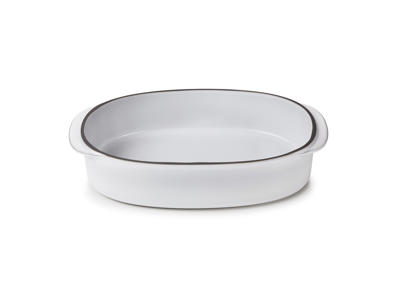 Oval Dish 26x18.5 cm White Caractere Culinaire
