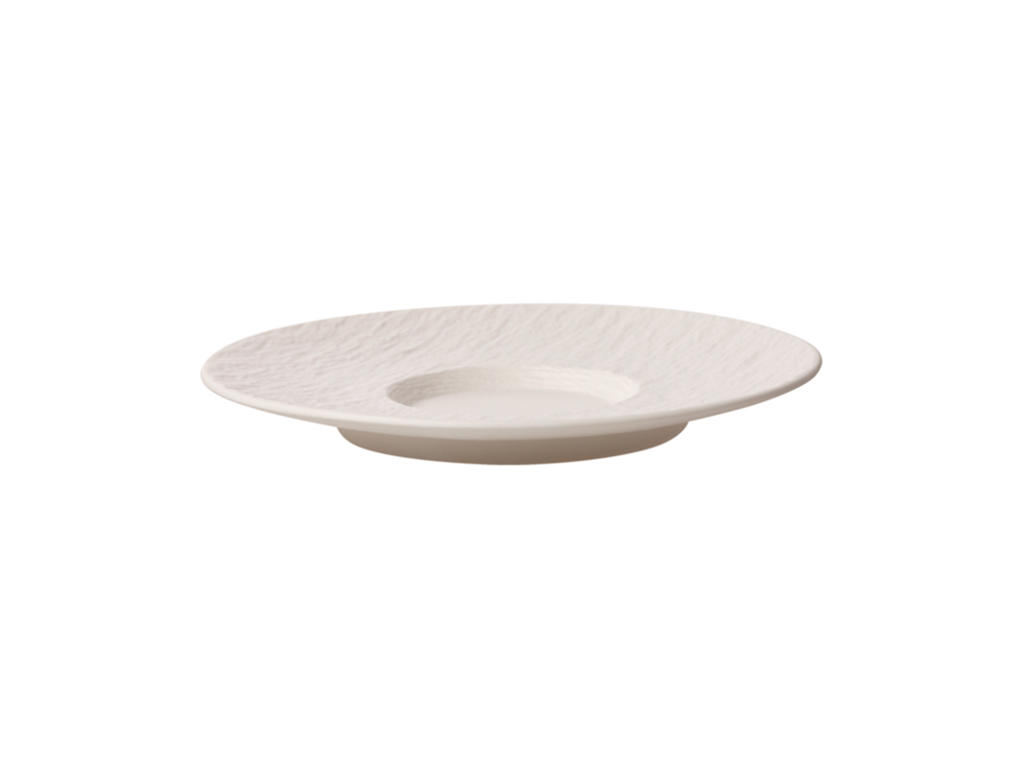 The Rock saucer white Ø17 cm