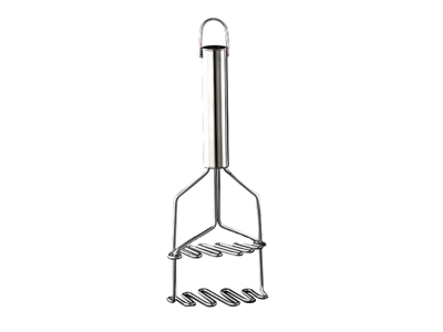 Potato mashers with 2 levels spring applied