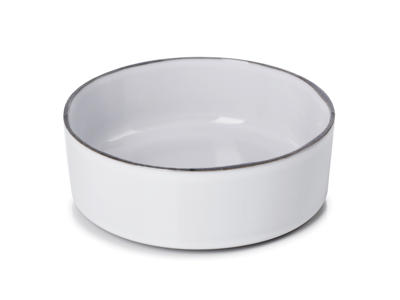 Plate Ø14 cm White Caractere