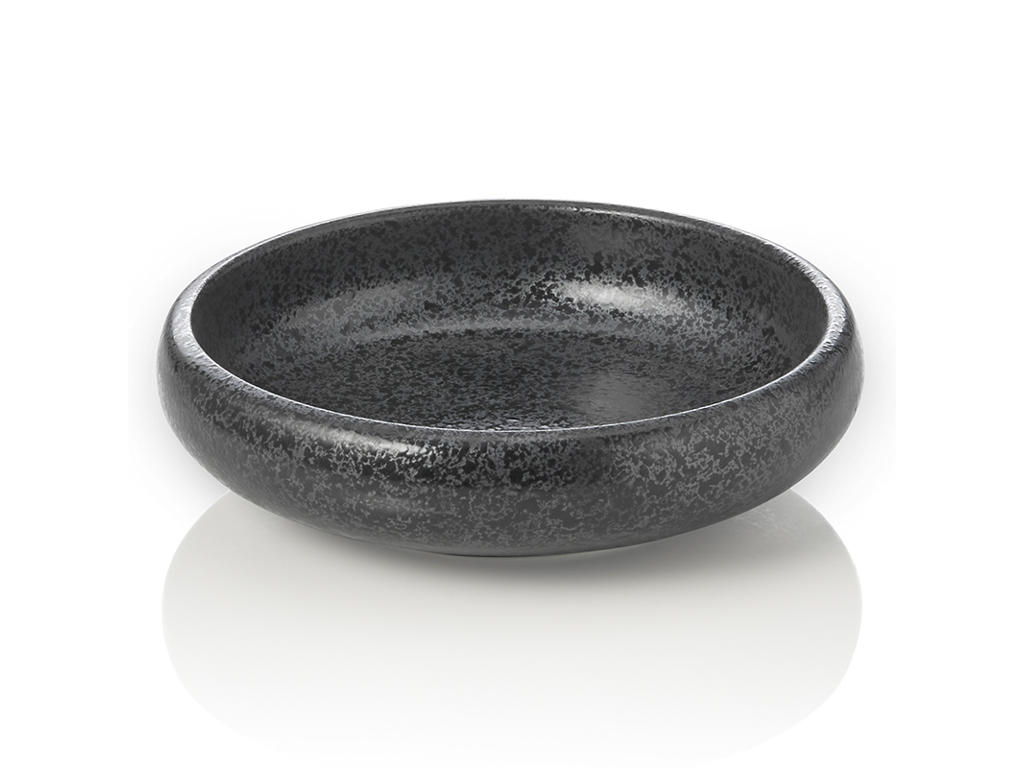 Ceramic Bowl Black Ø15cm 650ml 150x150x40mm