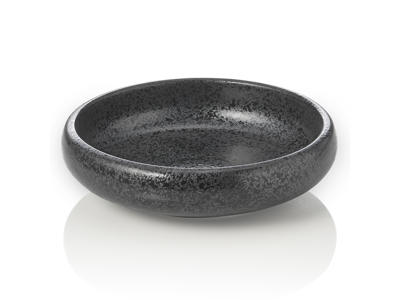 Ceramic Bowl Black Ø15cm 650ml 150x150x40mm