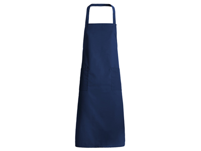 Smock apron with pockets sailor blue 70x100