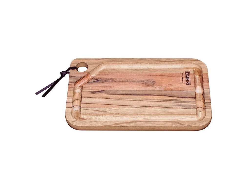 Cutting board Teak 33x20x1.8 m. groove and hole