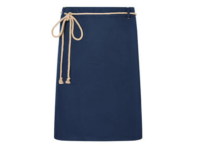 Apron with pocket and string Blue 90x55 cm