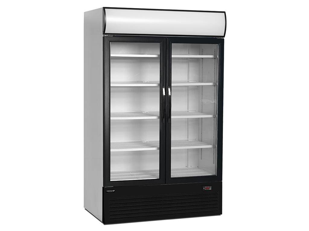 Display refrigerator 645 l White with 2 doors lighto