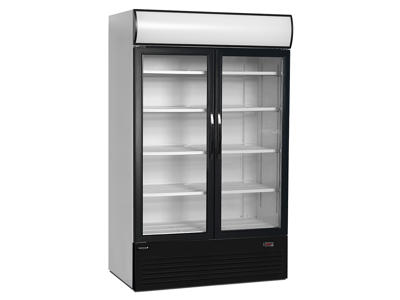 Display refrigerator 645 l White with 2 doors lighto