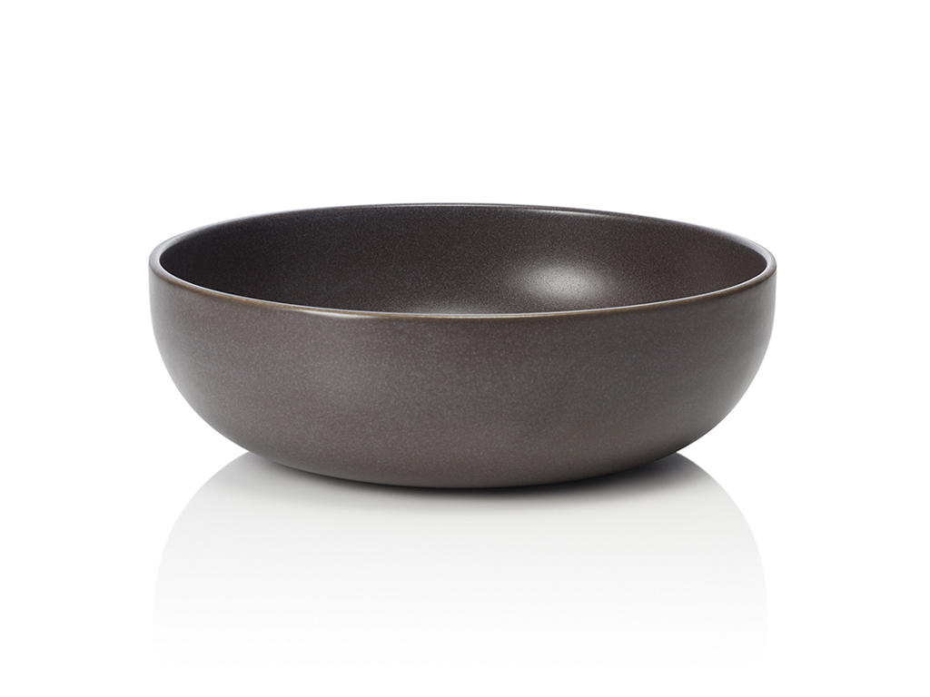 Bowl - Stoneware - Gray - 260x260x85mm - 2ltr - Dishwasher Safe - Stackable