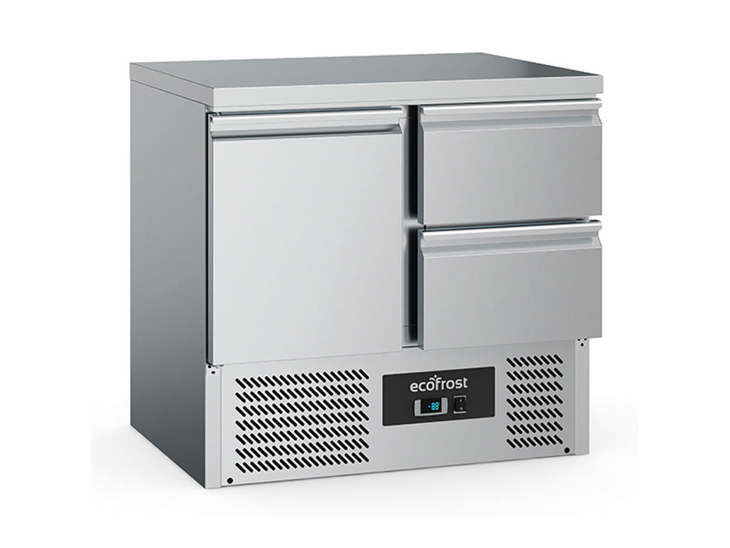 Refrigerated display case CombiSteel 1 door 2 drawers