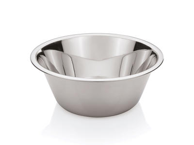 Conical stainless steel bowl 1 liter Ø 16cm