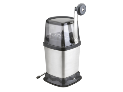 Manual ice crusher 16x23x12 cm steel/plastic