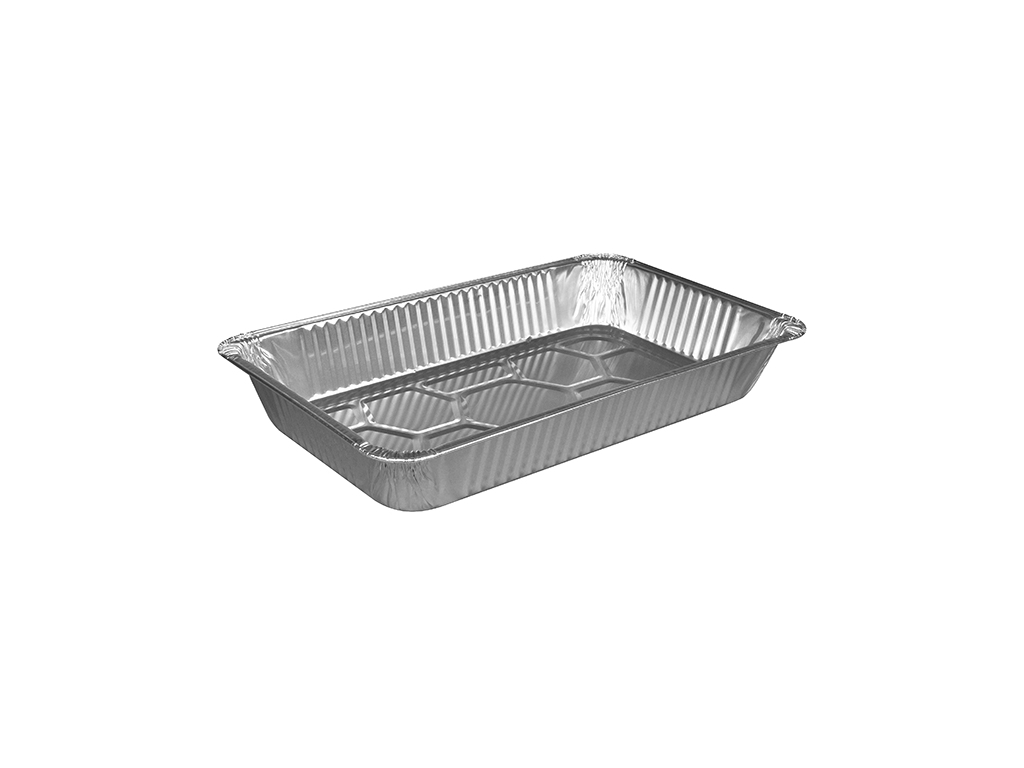 Aluminum tray w/lid 10.25 ltr GN1/1 10 pcs.