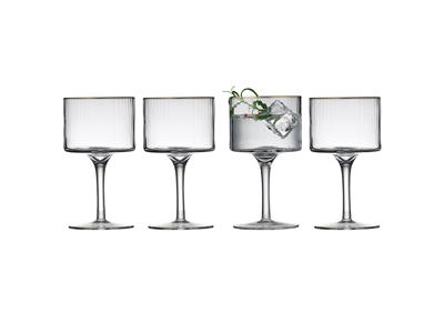 Glass Gin & Tonic Palermo Gold 32 cl 4 pcs