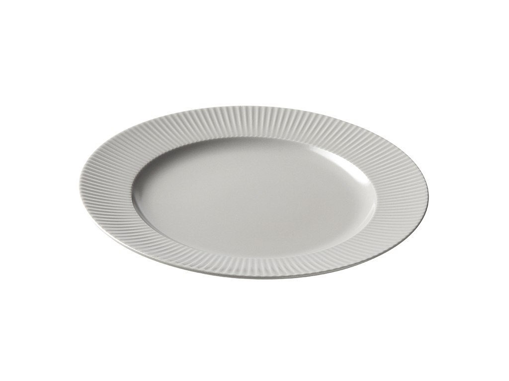 Plate Ø27 cm Groovy Gray