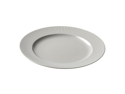 Plate Ø27 cm Groovy Gray