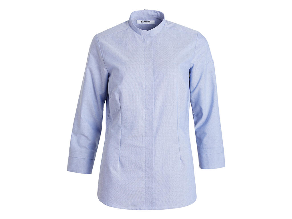 Kentaur Oxford Shirt Lady 7/8 Sleeve, Light Blue