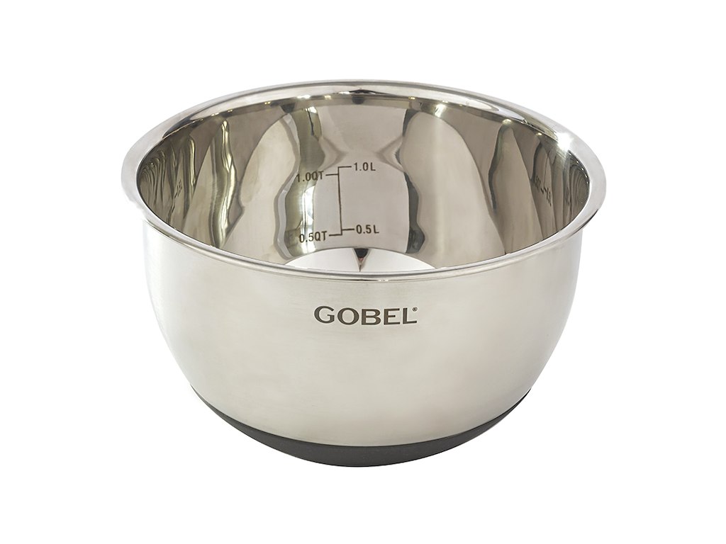 Whisk bowl RF with silicone bottom Ø16cm