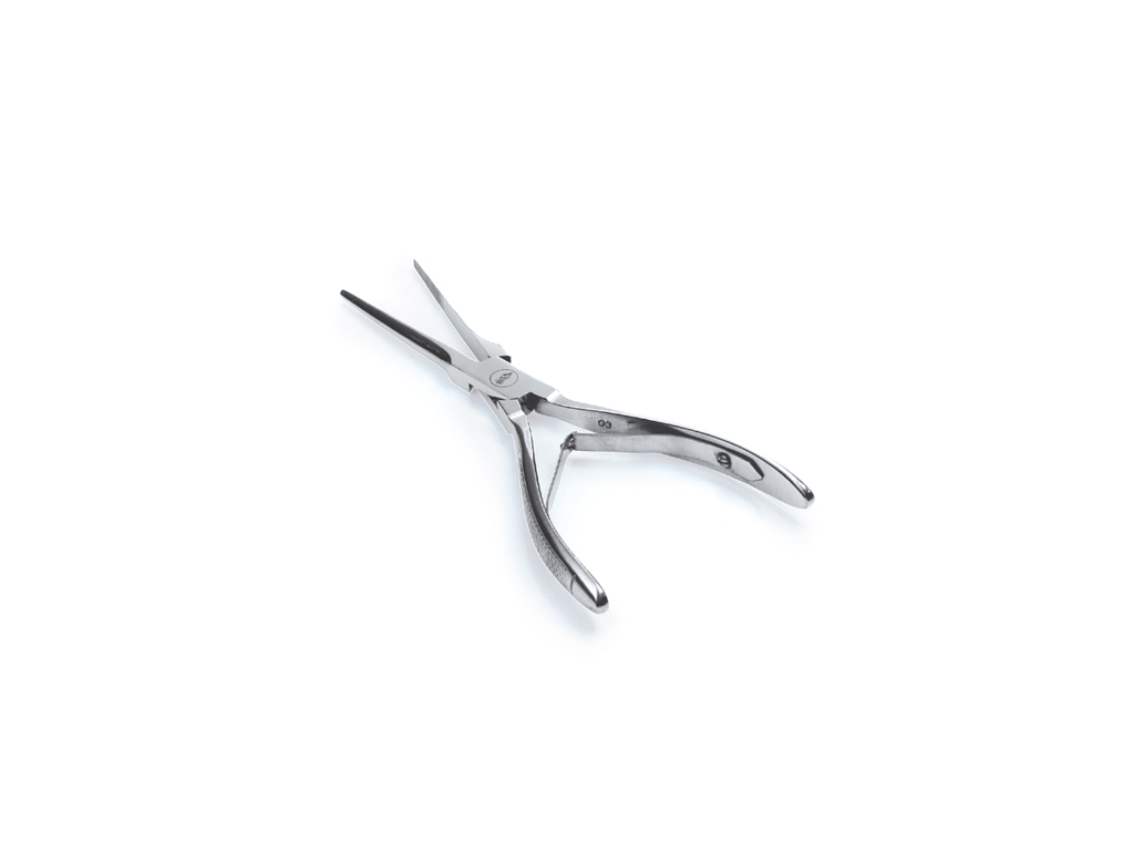 Salmon tongs, straight w/spring