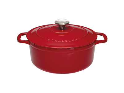 Chasseur Pot Ø28 cm round red