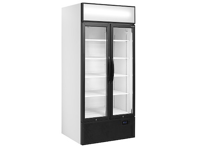 Display refrigerator 535ltr White with light top 2-1