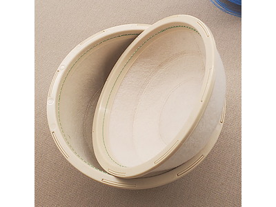 Hævekurv af uld Rund 1000g