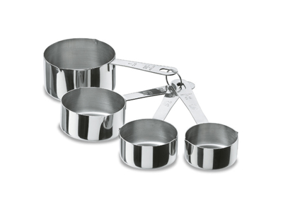 Measuring cup with 4 RF cups